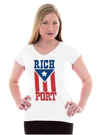 Puerto Rico clásico de béisbol Jersey PR Puerto Rican T Shirt, mujer S, Rojo