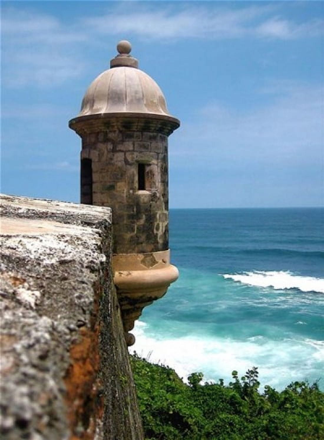Puerto Rico San Juan Fort San Felipe del Morro Canvas Art - Miva Stock DanitaDelimont (24 x 36)