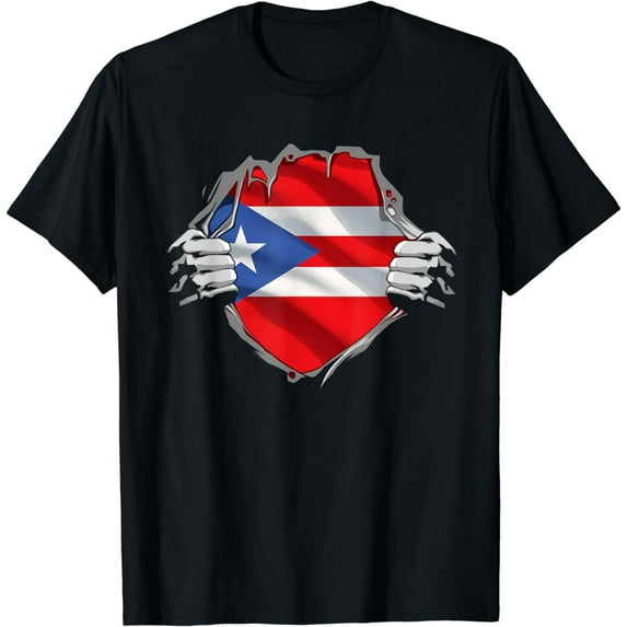 Puerto Rico Shirt Puerto Rican Flag Roots Heritage Boricua T-Shirt