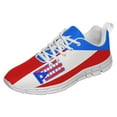 thumbnail image 1 of Puerto Rico Shoes Men Women Running Tennis Shoes Breathable Casual Puerto Rico Flag Sneakers White Size 6, 1 of 5