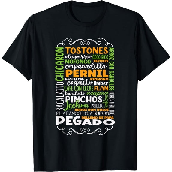 Puerto Rico Snacks Foods Foodie Proud Puerto Rican Men Women T-Shirt