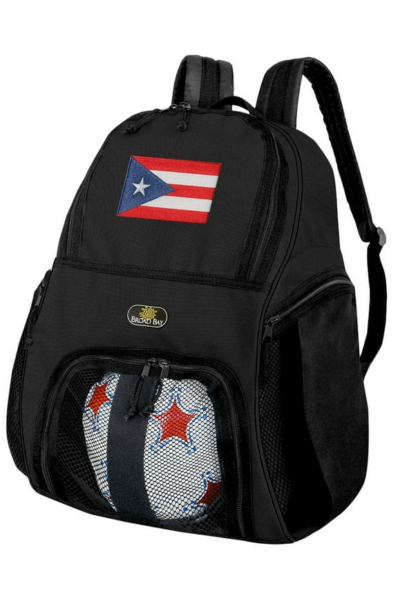 Puerto Rico Soccer Backpack or Puerto Rican Flag Volleyball Bag
