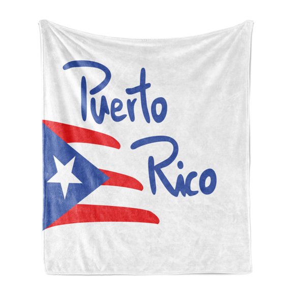 Puerto Rican Flag Blanket