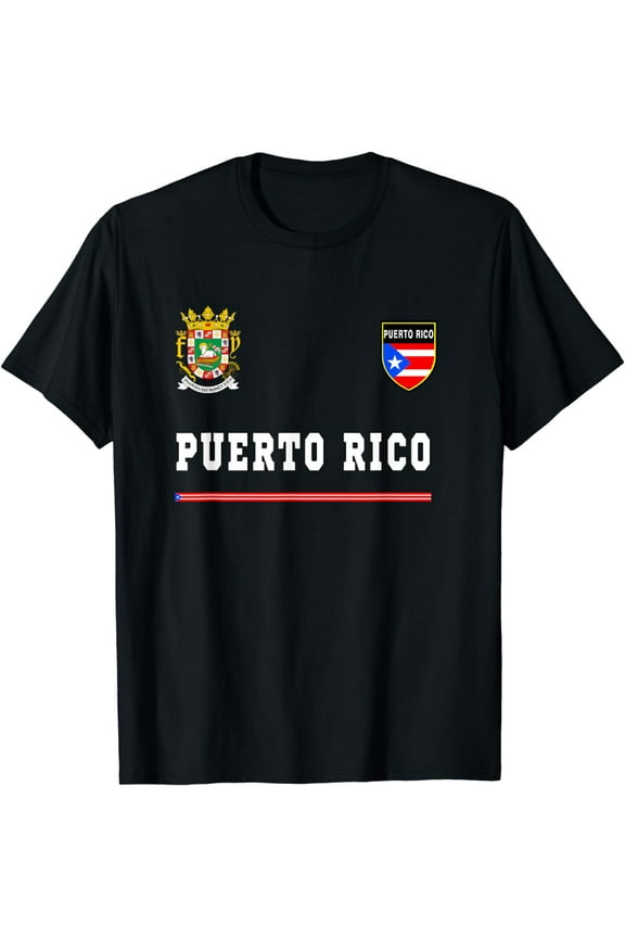Puerto Rico Sport/Soccer Jersey Tee Flag Football T-Shirt