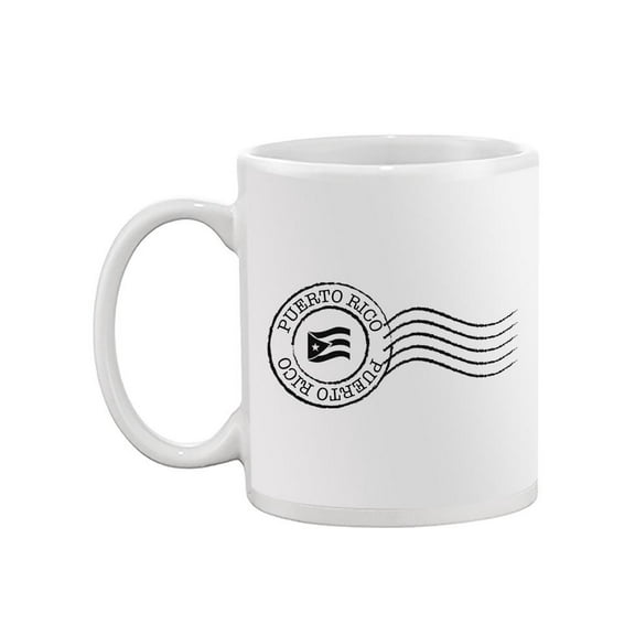 Puerto Rico Stamp Mug - SPIdeals Designs,