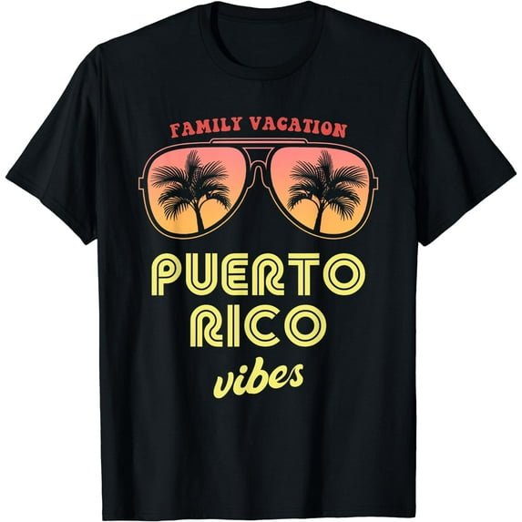 Puerto Rico Summer Vibes Family Vacation 2023 T-Shirt Black 3X-Large