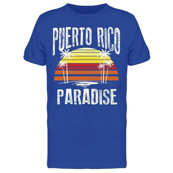 Puerto Rico Sunset Paradise T-Shirt Men -Image by Shutterstock, Male Large