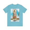 thumbnail image 1 of Puerto Rico T-Shirt Beach Surf Sign Peligro Unisex Short Sleeve Tee, 1 of 12