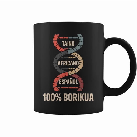 Puerto Rico Taino Borikua Dna Coffee Mugs