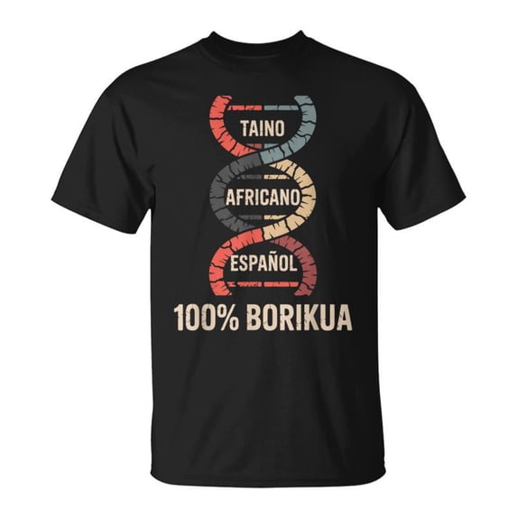 Puerto Rico Taino Borikua Dna TShirt - Walmart.com