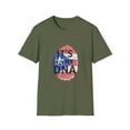 thumbnail image 1 of Puerto Rico Thumbprint Flag It's in my DNA Graphic T-shirt, 1 of 4