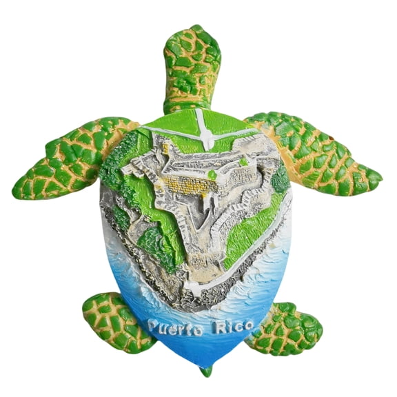 Puerto Rico USA 3D Fridge Magnet Souvenir Gift,Resin Handmade Refrigerator Magnet Home Decoration Collection