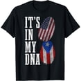 thumbnail image 1 of Puerto Rico USA It's In My DNA Pride Puerto Rican Roots T-Shirt, 1 of 3