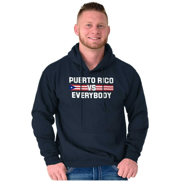 Puerto Rico VS Everybody PR Flag Hoodie Sweatshirt Women Men Brisco Brands S