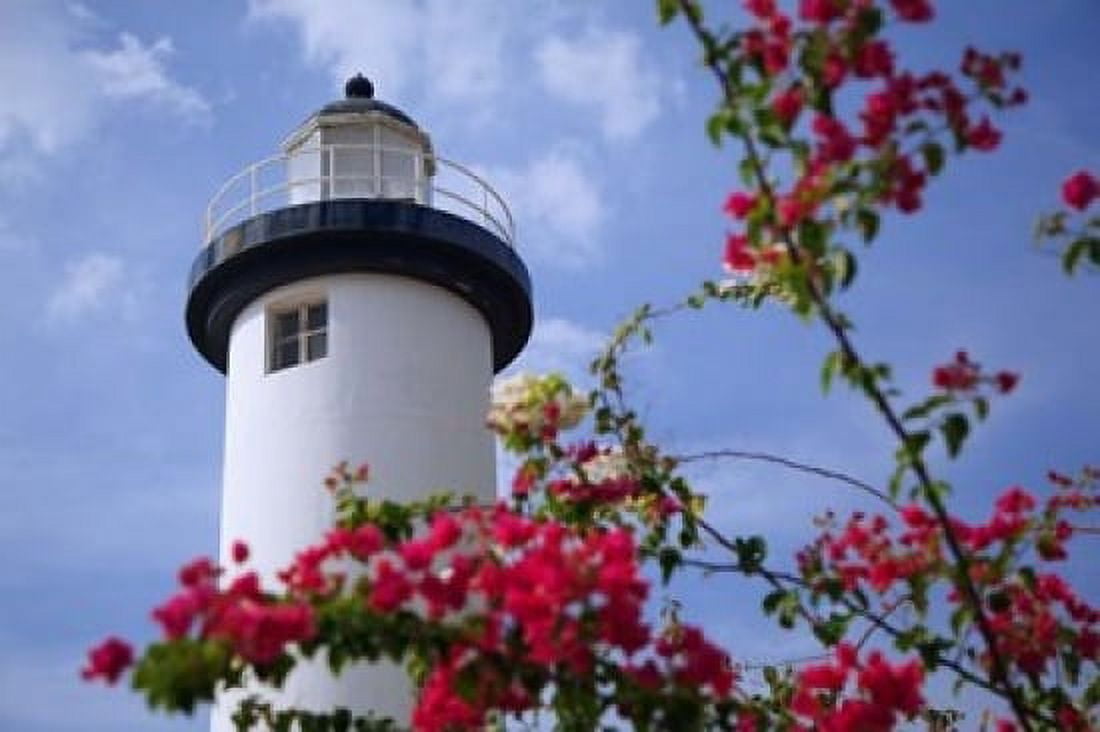 Puerto Rico Viegues Island lighthouse of Rincon Canvas Art - Jaynes Gallery DanitaDelimont (36 x 24)