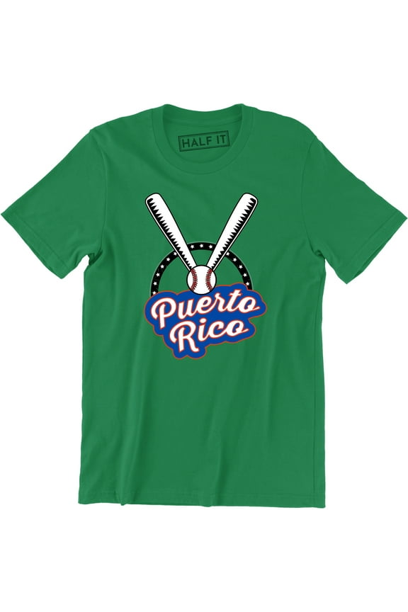 Puerto Rico With Baseball Image PR T-Shirt