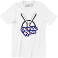 thumbnail image 1 of Puerto Rico With Baseball Image PR T-Shirt, 1 of 4