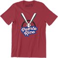 thumbnail image 1 of Puerto Rico With Baseball Image PR T-Shirt, 1 of 4