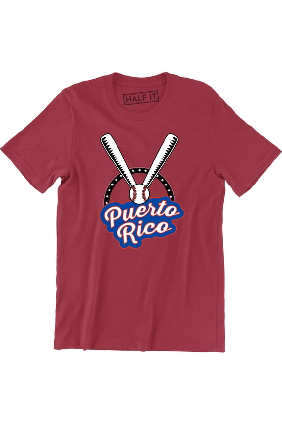 Puerto Rico With Baseball Image PR T-Shirt