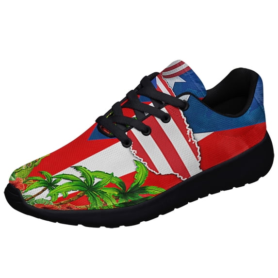 Puerto Rico with Flor de Maga Shoes Sneakers Black Size 10.5