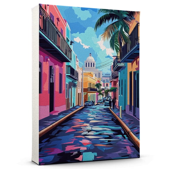 Puerto Ricos Canvas Print, Puerto Rico Canvas Wall Art, Puerto Ricos Decor Travel Canvas, Puerto Rico Travel Gift, Housewarming Gift - 99AZ1133