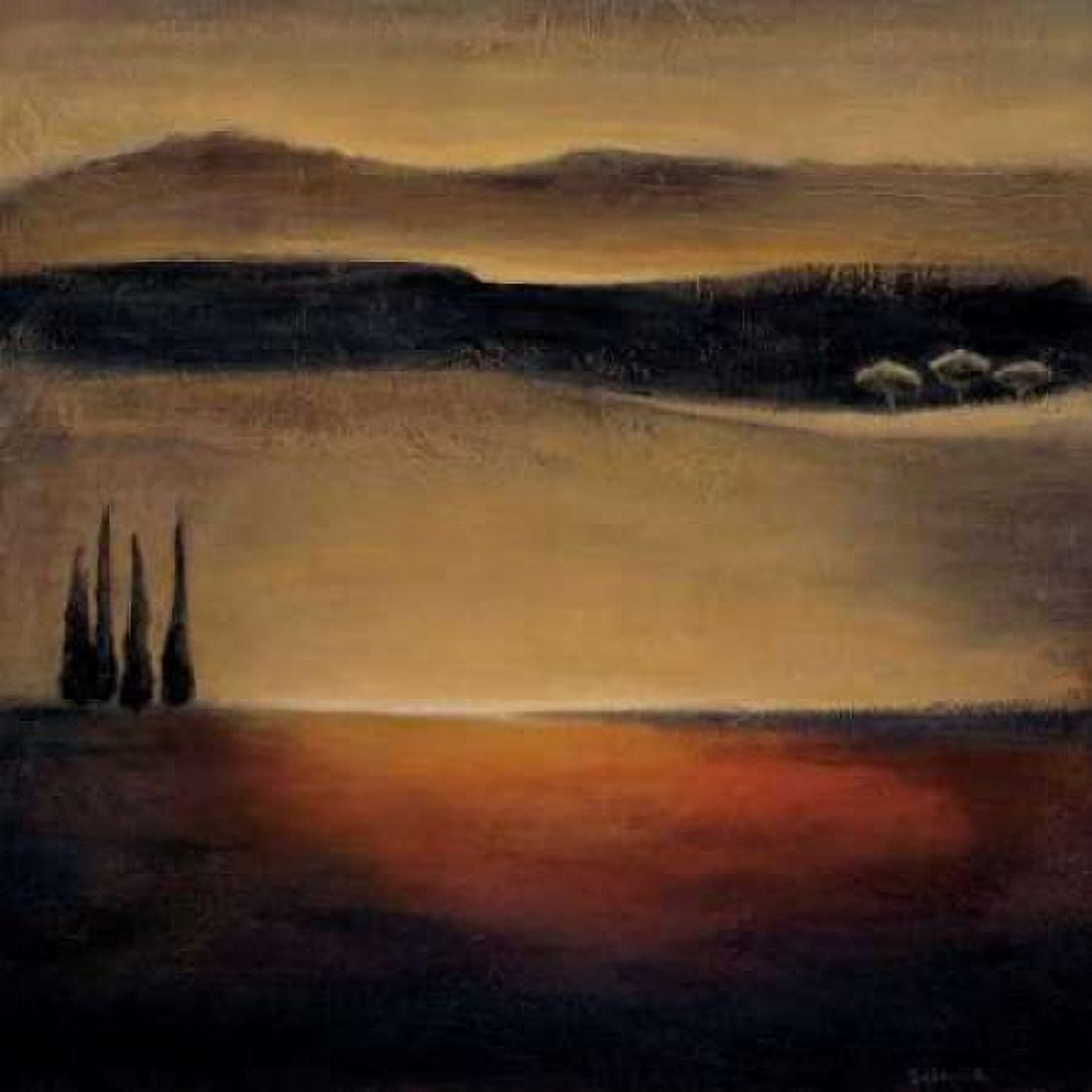 Puesta Del Sol Canvas Art - Ursula Salemink-Roos (24 x 24)