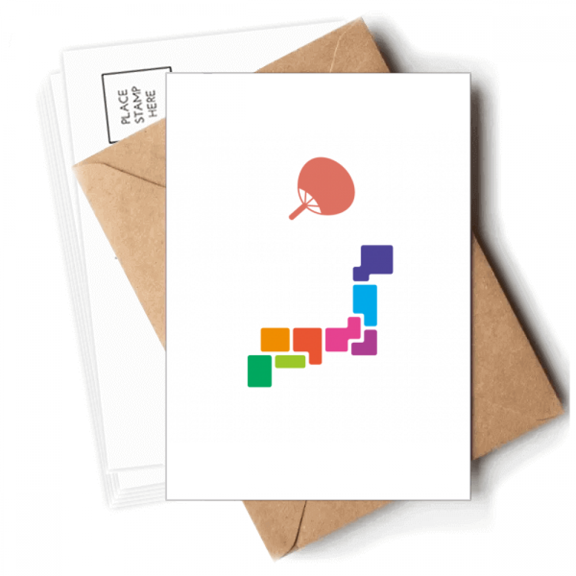 Pufan Japan Tokyo Games Show Postcards Envelopes Blank Note Cards Mailing