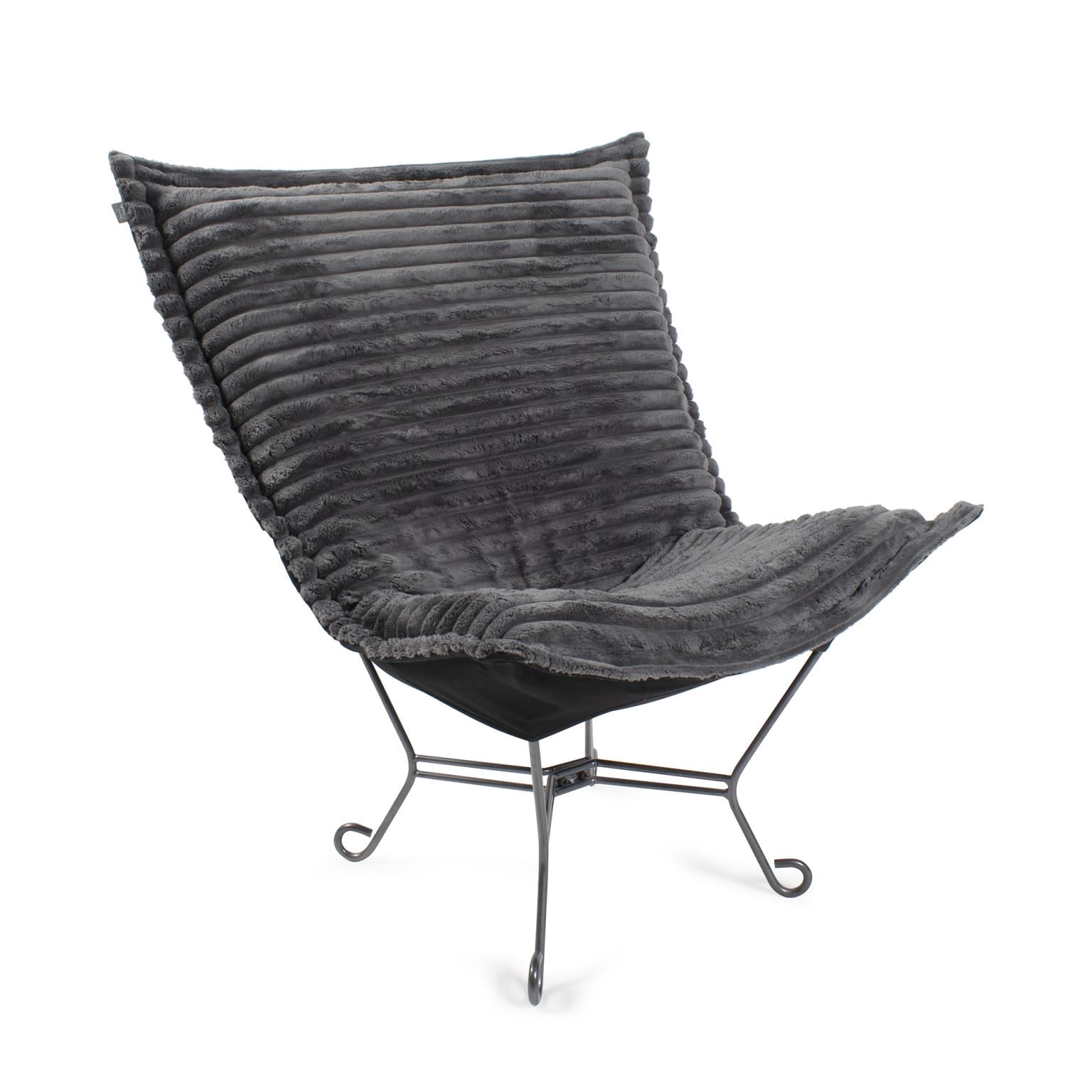Puff Chair Shar Pei Charcoal/Black