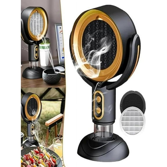 Puff Hide Purifier Fan, Portable Smokeaway the Blaze Fan for Smoke, Removable and Washable Filter,Smoke Purifier Fan, Smoke Fan for Smoking Indoors,For Indoor BBQ,Hot Pot, Lightweight Fan