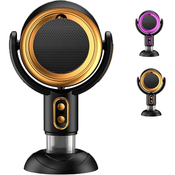 Portable Smoke Fan, Purple Smoke Purifier, Quiet Smoke Purifier Fan for Home and Kitchen