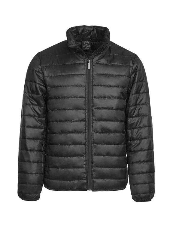 Men's Lightweight Puffer Jacket L, Black