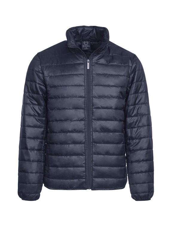 Men's Lightweight Puffer Jacket M, Navy