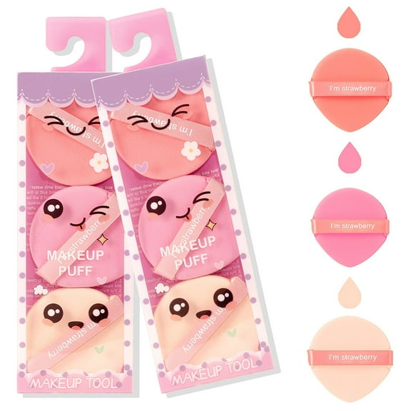 Puff Makeup Powder Puff for Versatile Dry and Wet Application Non-Absorbent Droplet-Shaped Facial Tool Egg-Shaped Cosmetic Applicator