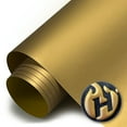 thumbnail image 1 of Puff Metal Heat Transfer Vinyl (Matte Gold, 20" x 12") - 3D Puffy Heat Press Transfer Paper Film, DIY Craft Iron on Vinyl for Shirts, 1 of 6
