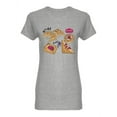 thumbnail image 1 of Puff Pastry Shaped T-Shirt Women -Image by Shutterstock, Female Medium, 1 of 2