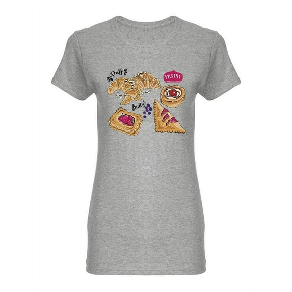 Puff Pastry Shaped T-Shirt Women -Image by Shutterstock, Female Medium