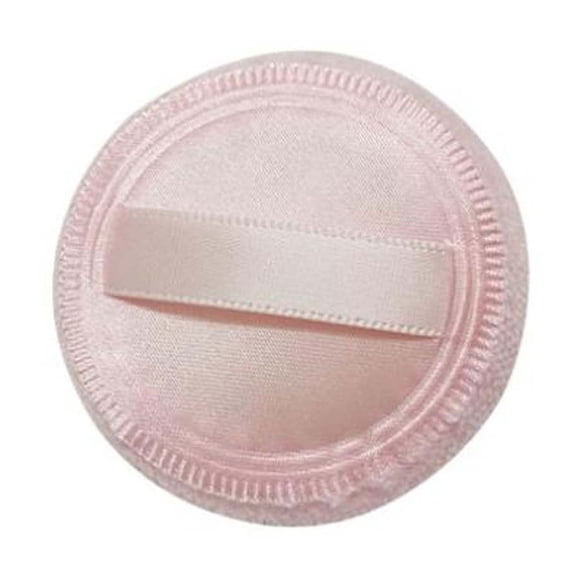 Puff Powder Puff Loose Powder Applicator for Facial Use with Flannelette Texture and Ribbon Handle All Types Makeup Tool for Soft Gentle Application 180 Characters,2.36 in,Pink