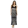 thumbnail image 1 of Puff Print Crochet Strap Maxi Dress, 1 of 3