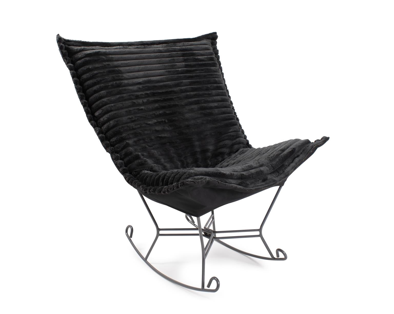 Puff Rocker Shar Pei Black/Black