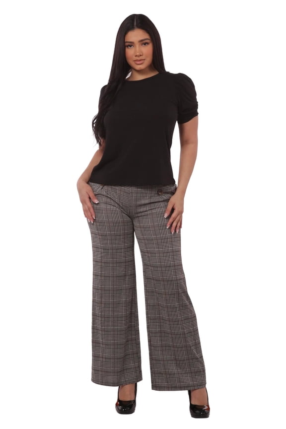 Puff Sleeve T-Shirt Tops - Black