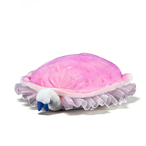 PuffPurrs Lifelike Kimberella Plush Toy, Realistic Prehistoric Teddy Stuffed Animal, Cute Paleontology Collectible Unique Pillow Toy Gift, 11 Inch