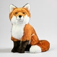 thumbnail image 1 of PuffPurrs Lifelike Red Fox Plush Toy, Realistic Soft and Fluffy Teddy Stuffed Wild Animal, Cute Red Fox Collectible Unique Toy Gift, 27CM/10 Inch, 1 of 3