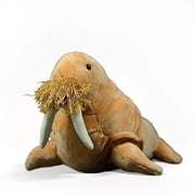 PuffPurrs Lifelike Walrus Plush Toy, Realistic Master of the Arctic Teddy Stuffed Animal, Cute Ocean Animal Unique Pillow Toy Gift, 30CM/11 Inch