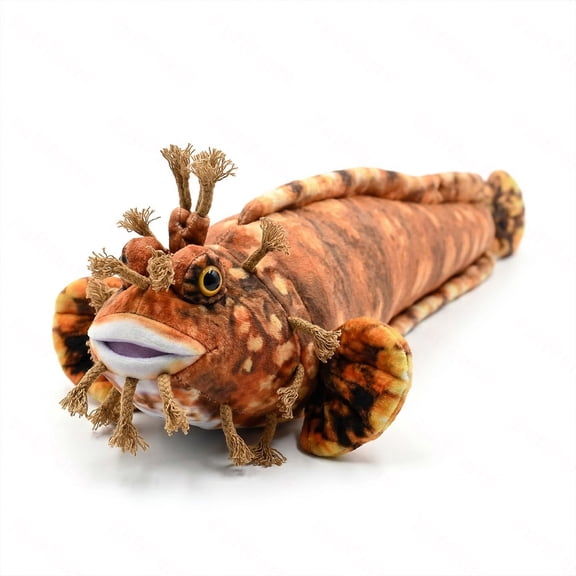 PuffPurrs Realistic Japanese Fringehead Plush 20 Inch Marine Life Specimen Toy for Science Enthusiasts