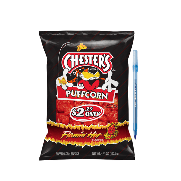 Puffcorn Flamin' Hot Flavored 4.25 oz