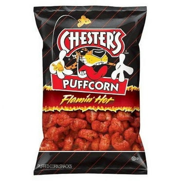 Puffcorn Flamin' Hot Puffed Corn 4.5 oz, pack of 1