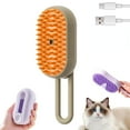 thumbnail image 1 of Puffease Spritz Defur Comb for Cats/Dogs, Pet Spritz Defur Comb, 3 in 1 Pet Steam Brush for Removing Tangled and Loosse Hair (Brown), 1 of 9