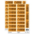 thumbnail image 1 of Puffed with Pride Pufferfish Teacher Student School Sticker Set - Orange - Gloss Finish - 2.00" Large, 1 of 7