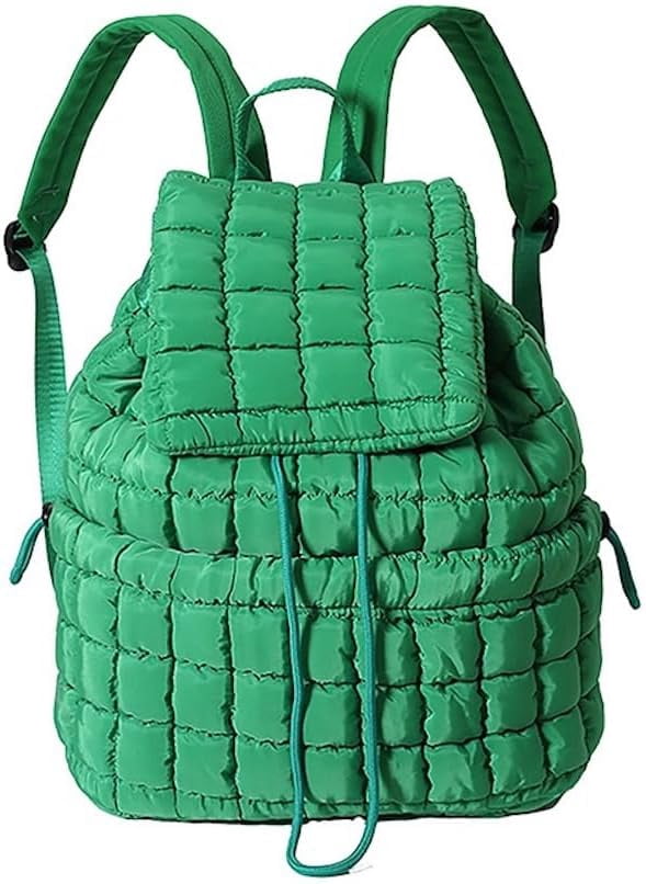 Puffer Backpack Quilted Backpack for Women Medium Puffy  display picture 1
