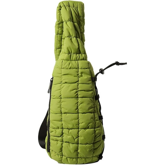 Puffer Belt Bag for Women Waist Packs Crossbody Purse Padded Cross Body Hobo Shoulder Travel Purse Cute Quilted Fanny Pack